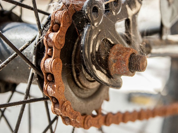 How to derust a bicycle chain