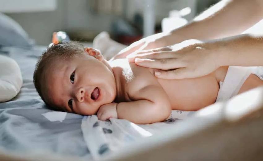 Tips to massage newborn baby