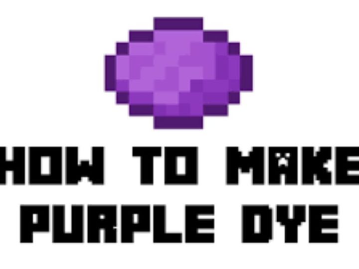 How to Make Purple Minecraft Dye?